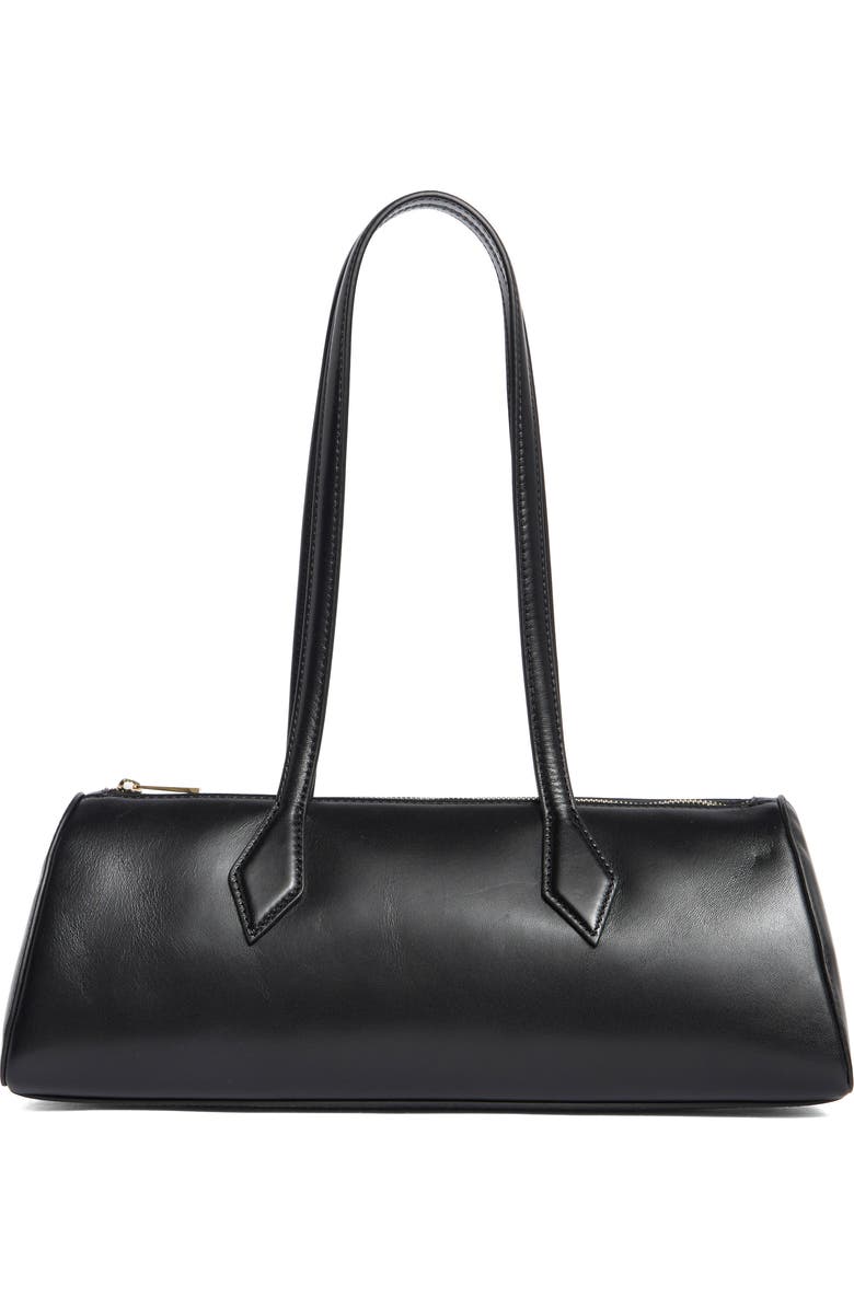 Reformation Sofia East/West Shoulder Bag, Main, color, Black Leather