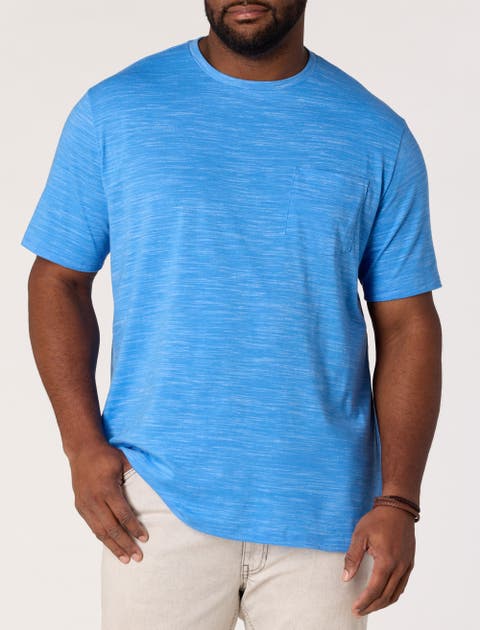 Big & Tall Space Dye Pocket T-Shirt
