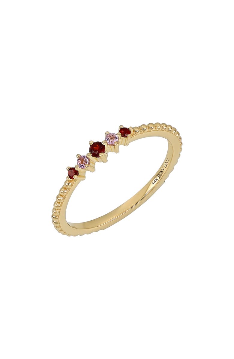 Bony Levy 14K Gold Stacking Ring, Main, color, 