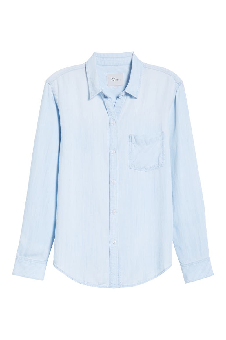Ingrid Chambray Shirt, Alternate, color, LIGHT VINTAGE