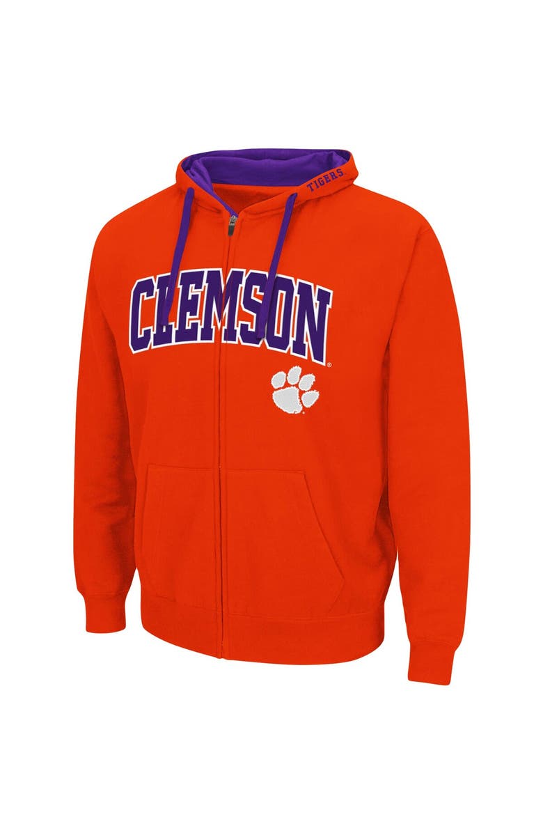 COLOSSEUM Men's Colosseum Orange Clemson Tigers Big & Tall Full-Zip Hoodie, Alternate, color, Orange