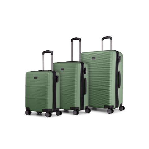 Brussels 3 Piece Hardside Luggage Set with Expansion