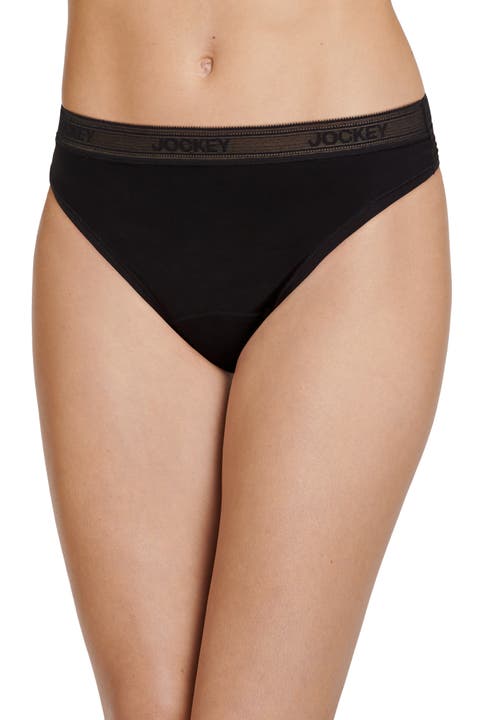 Women's Worry Free Microfiber Light Absorbency Thong