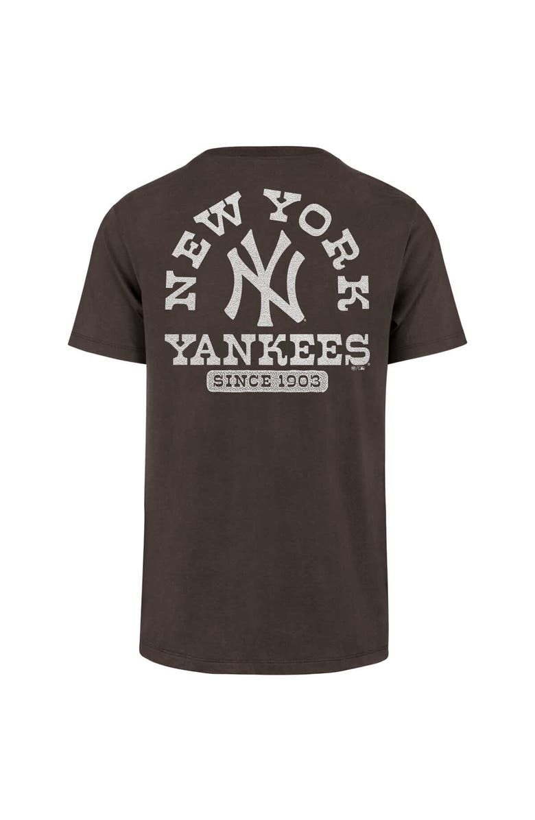 '47 Men's '47 Brown New York Yankees Back Canyon Franklin T-Shirt, Alternate, color, Brown