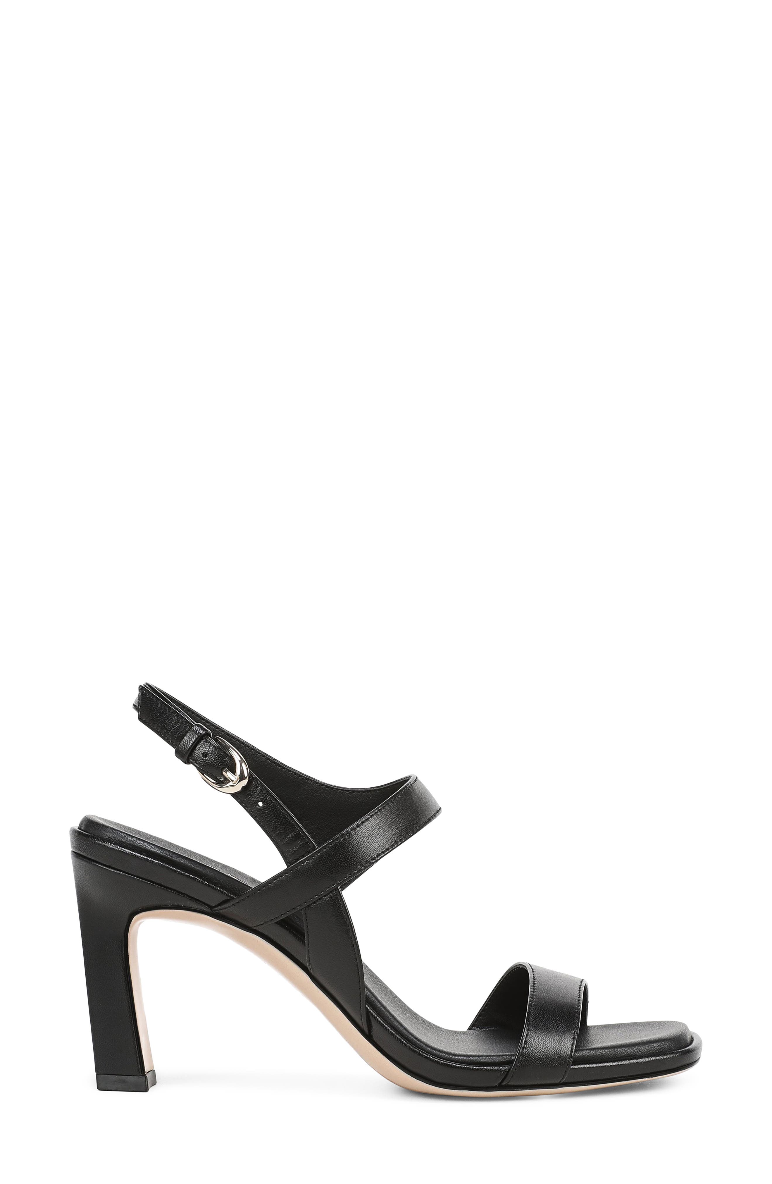 Suri Leather Sandal, Alternate, color, BLACK LEATHER