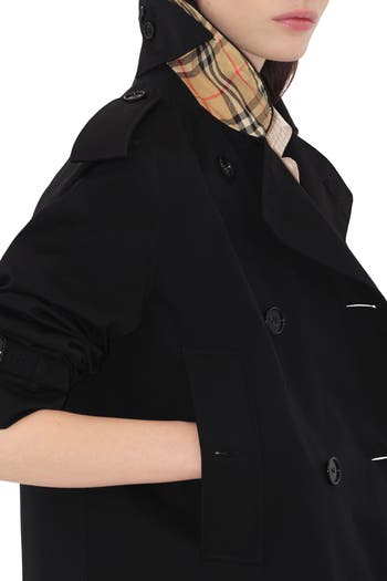 Burberry Cropped Gabardine Trench Jacket | Nordstrom Burberry Cropped Gabardine Trench Jacket | Nordstrom