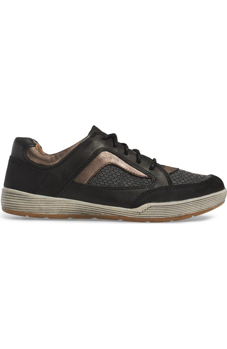 Comfortiva Lemont Snake Embossed Sneaker, Alternate, color,