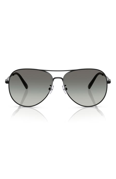58mm Pilot Sunglasses