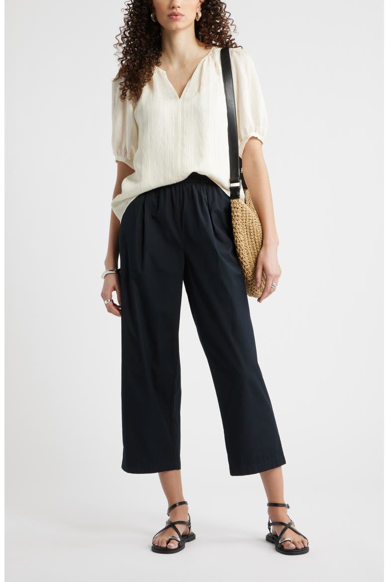 Puff Sleeve Top, Alternate, color, IVORY TOFU DELRAY STRIPE