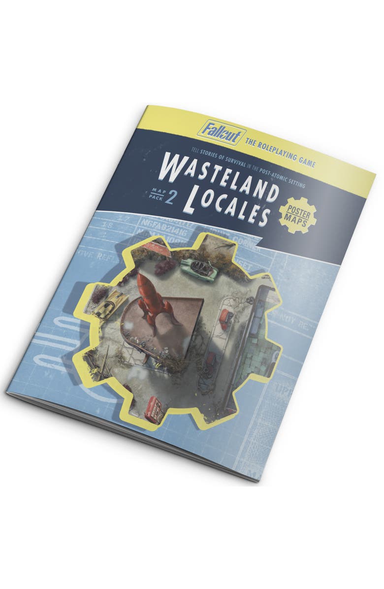 Modiphius Entertainment Fallout 32 Page RPG Book & 4 Maps, Main, color, Multicolored