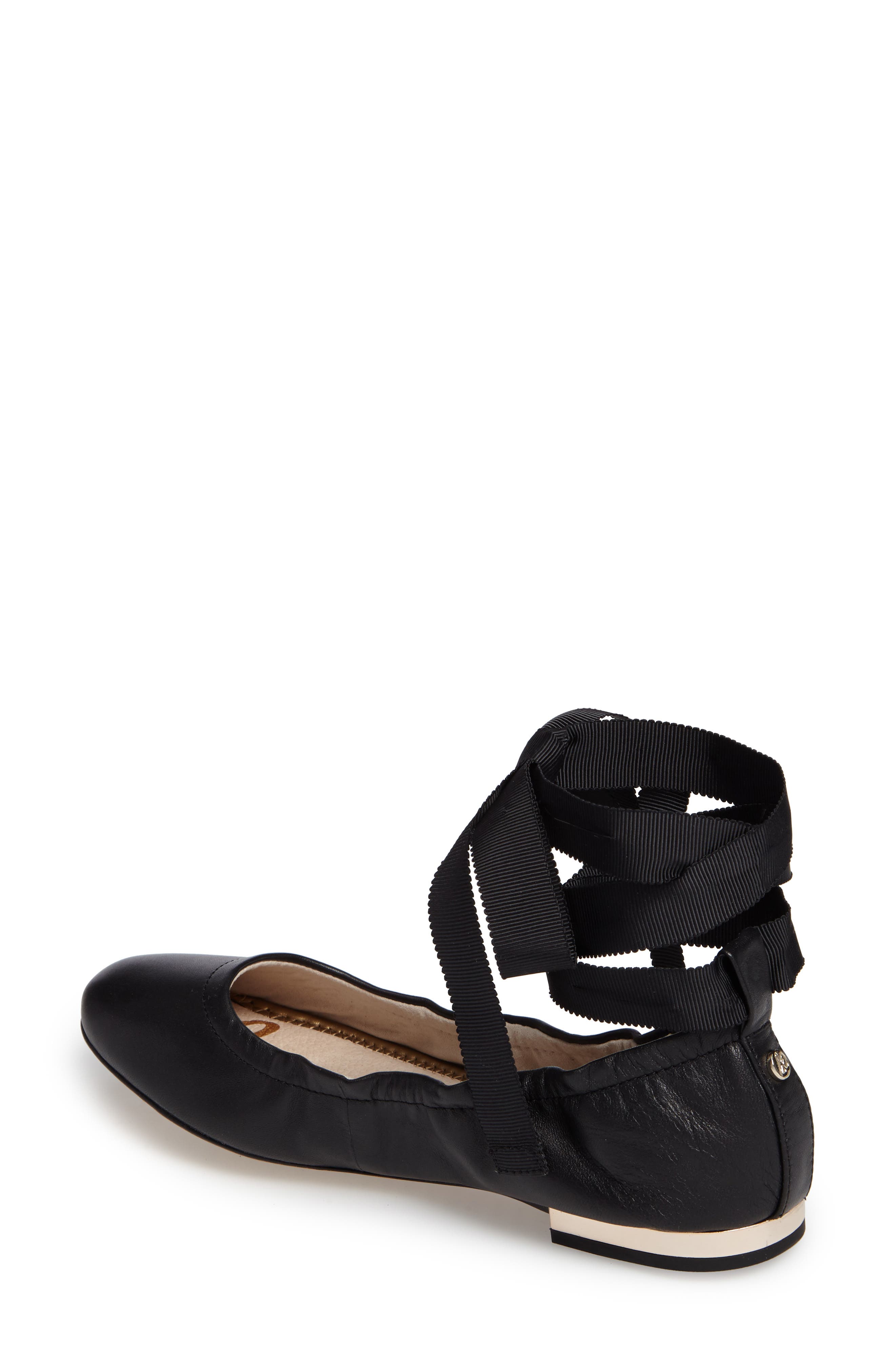 Sam Edelman Fallon Wraparound Tie Flat, Alternate, color, 