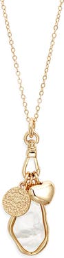 Nordstrom Collected Mother-of-Pearl Charm Necklace