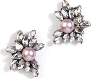 Deepa Gurnani Sahana Imitation Pearl Stud Earrings