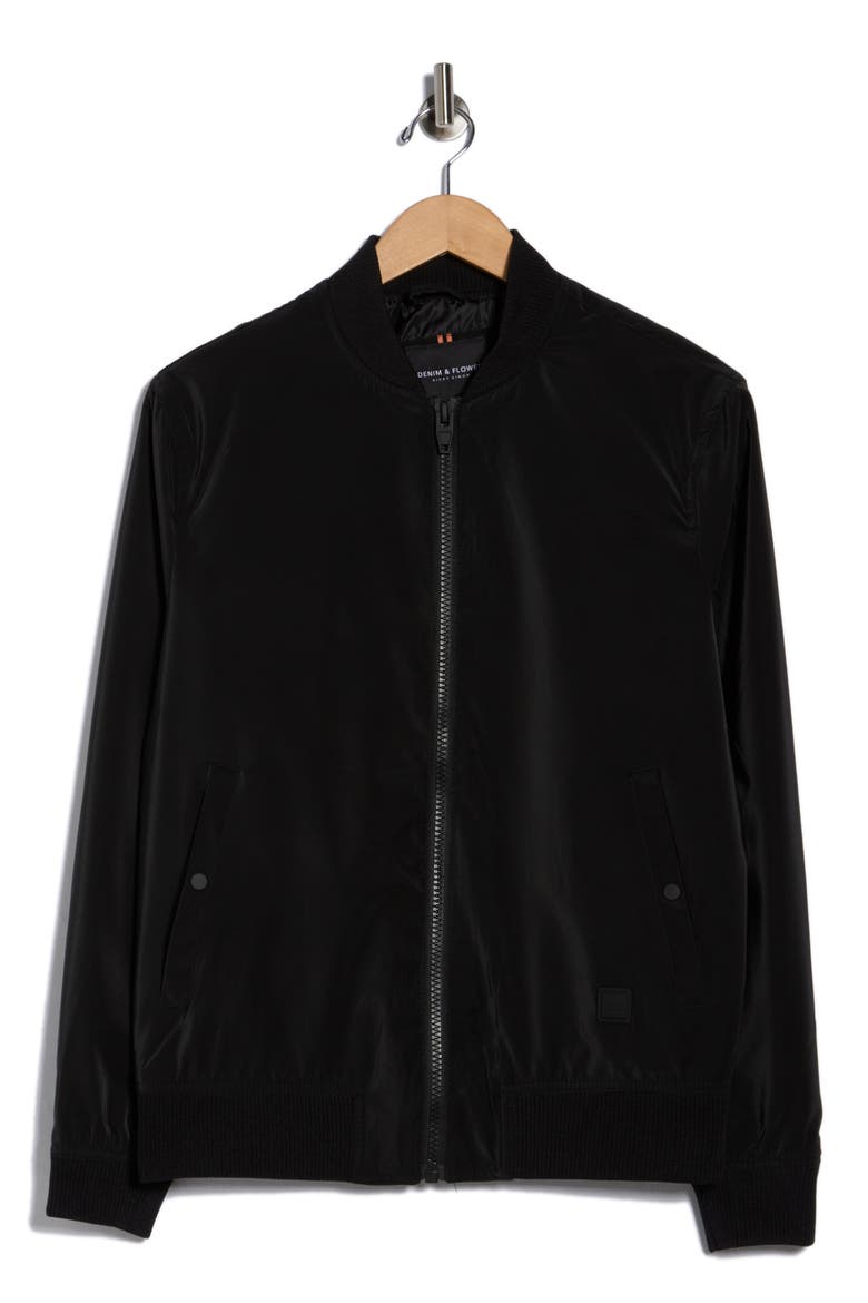 Bomber Jacket, Alternate, color, BLACK