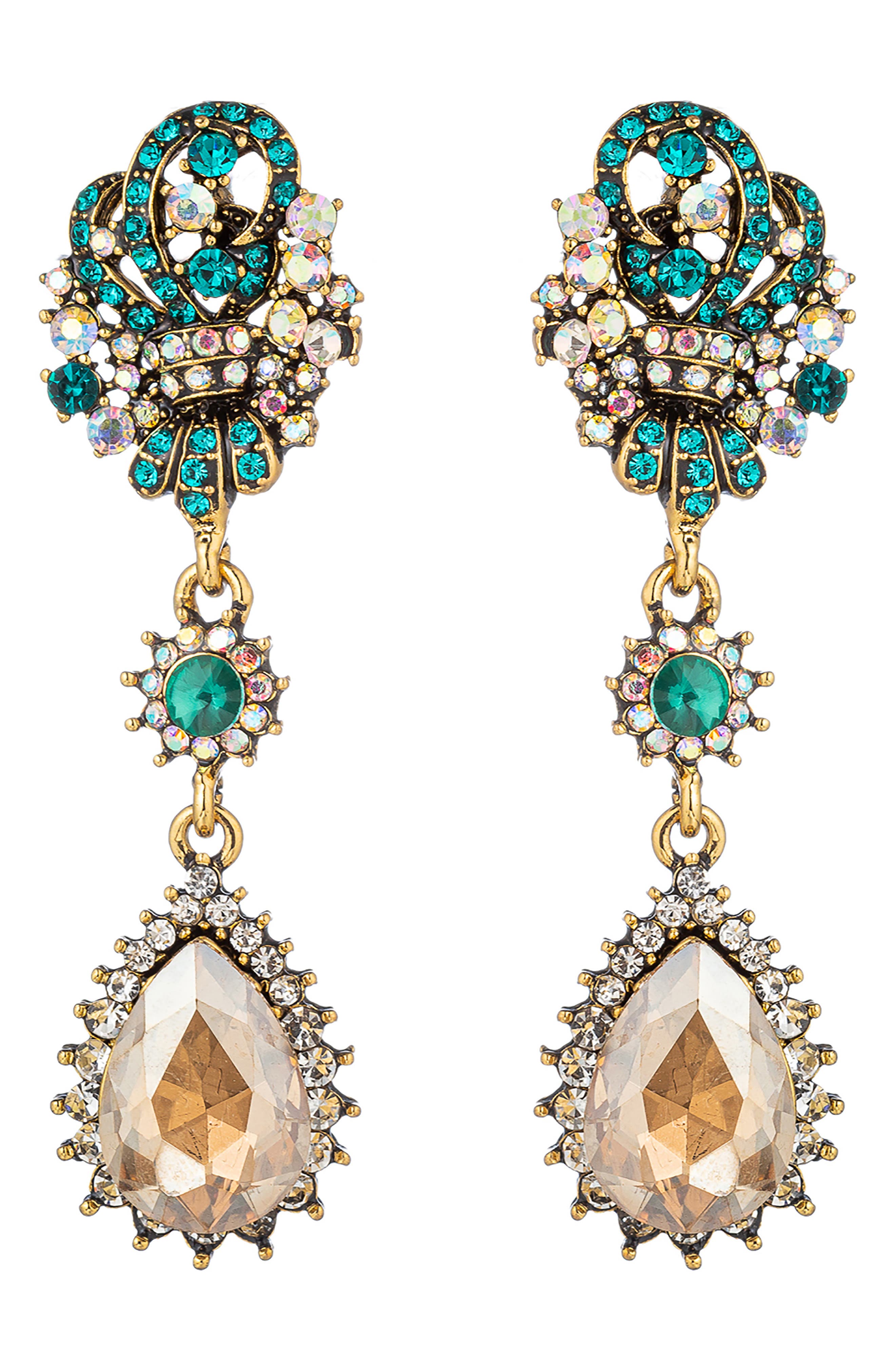 EYE CANDY LOS ANGELES Aria Cascade Statement Earrings