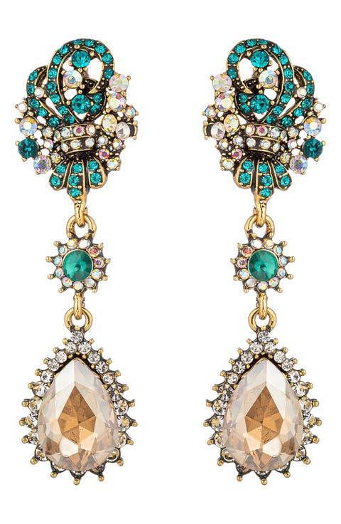 Aria Cascade Statement Earrings
