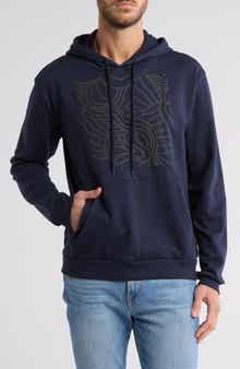 Abstract Fleece Graphic Hoodie