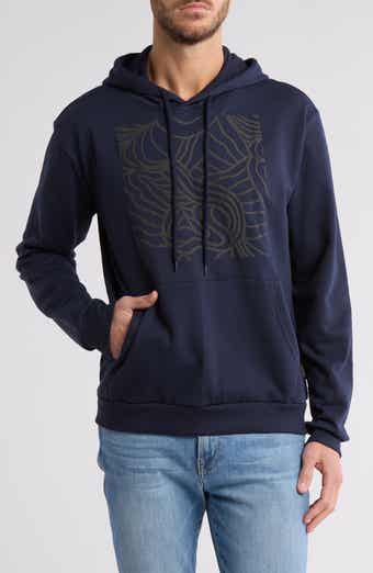 Abstract Fleece Graphic Hoodie