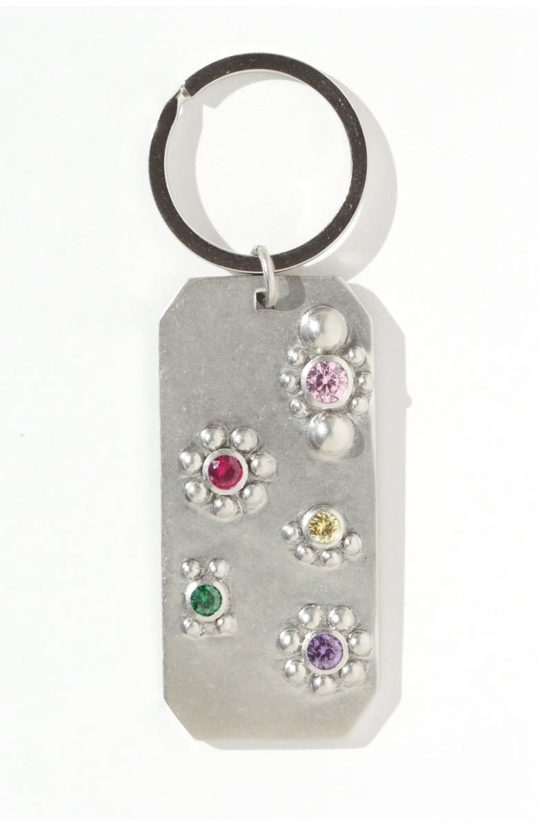 67jewelry Keychain II, Main, color, Silver