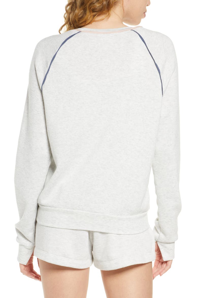 On A Roll Lounge Sweatshirt, Alternate, color, OATMEAL