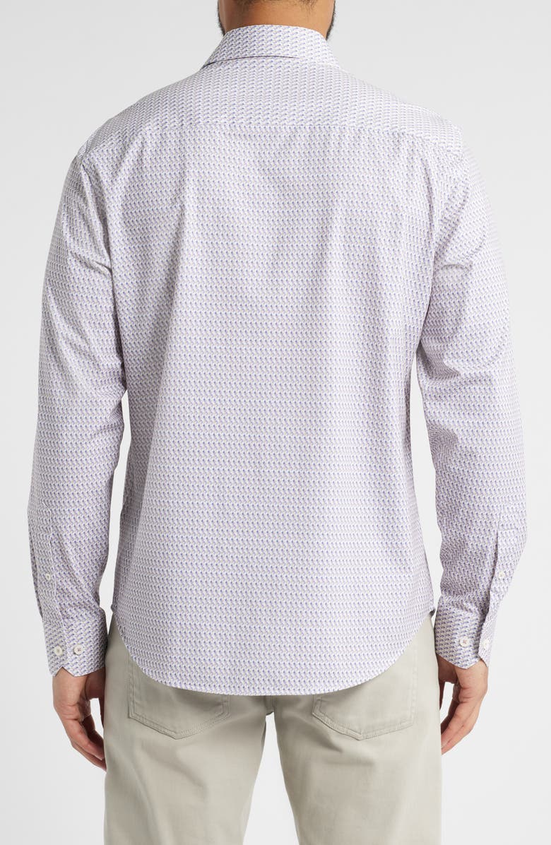 Bugatchi James OoohCotton<sup>®</sup> Button-Up Shirt, Alternate, color, Dusty Pink