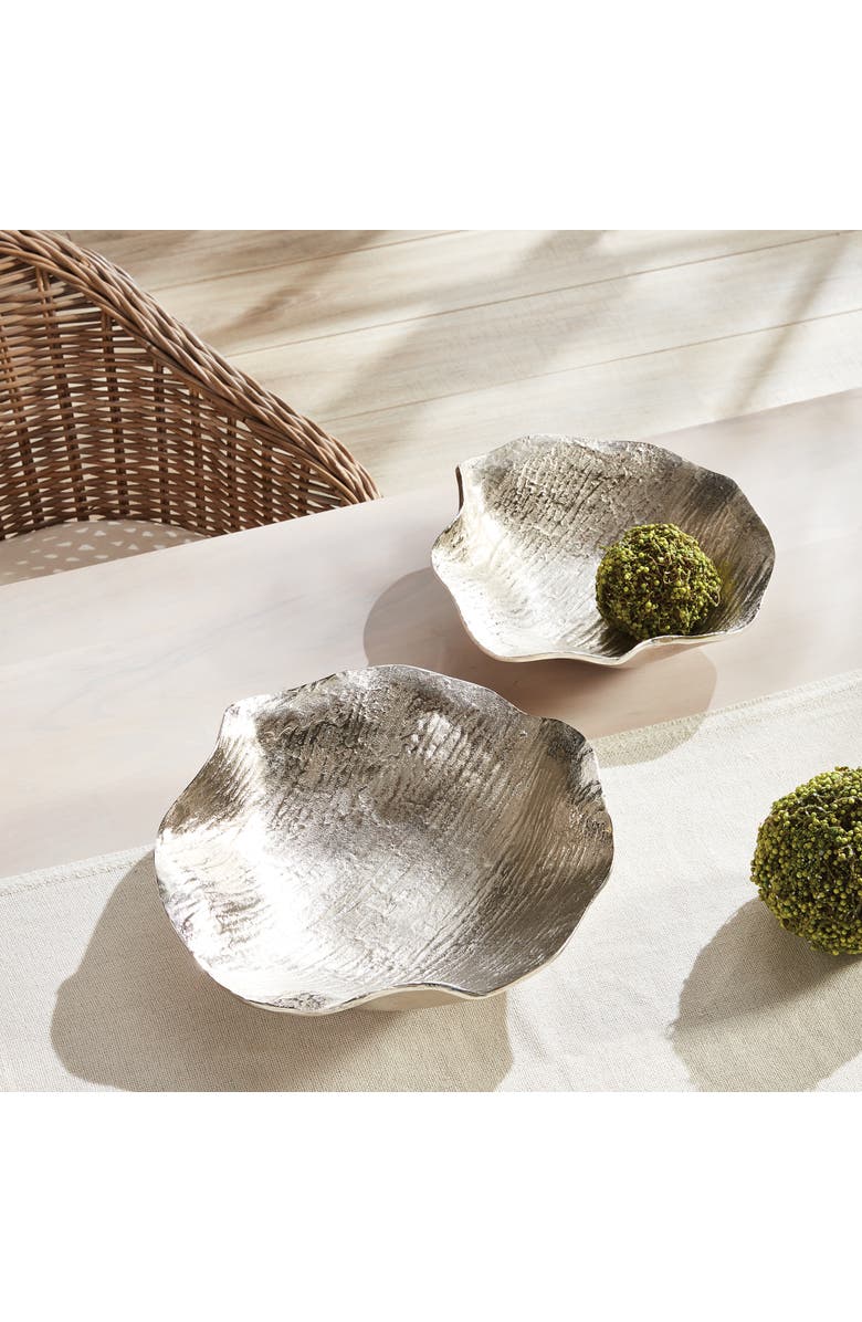 Napa Home & Garden Clarice Decorative Bowls Set of 2, Alternate, color, Silver