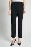 Ming Wang Knit Straight Leg Ankle Pants