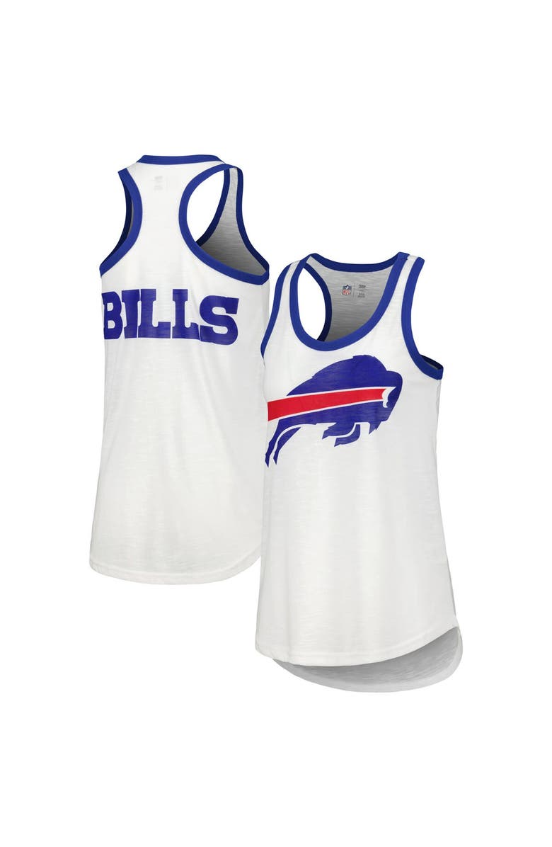 G-III 4HER BY CARL BANKS Women's G-III 4Her by Carl Banks White Buffalo Bills Tater Tank Top, Main, color, White