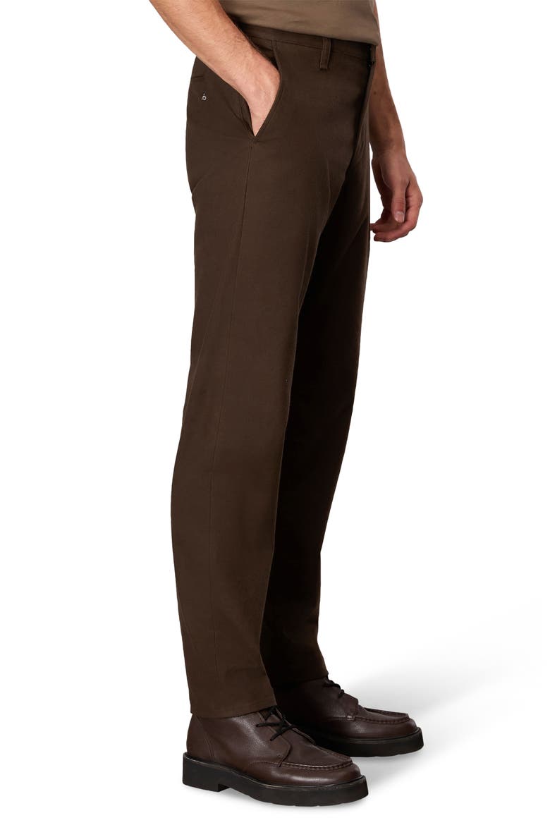 Standard Cotton Blend Flannel Chinos, Alternate, color, ARMY