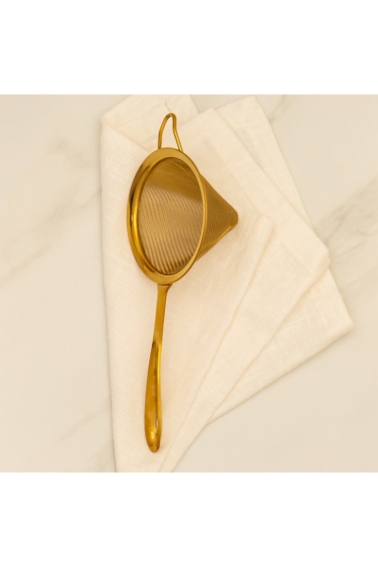 Gold Fine Mesh Strainer, Alternate, color, Gold