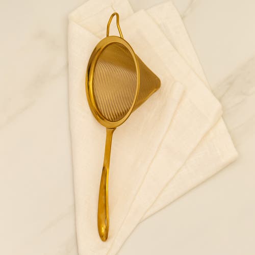 A Bar Above Gold Fine Mesh Strainer In Gold