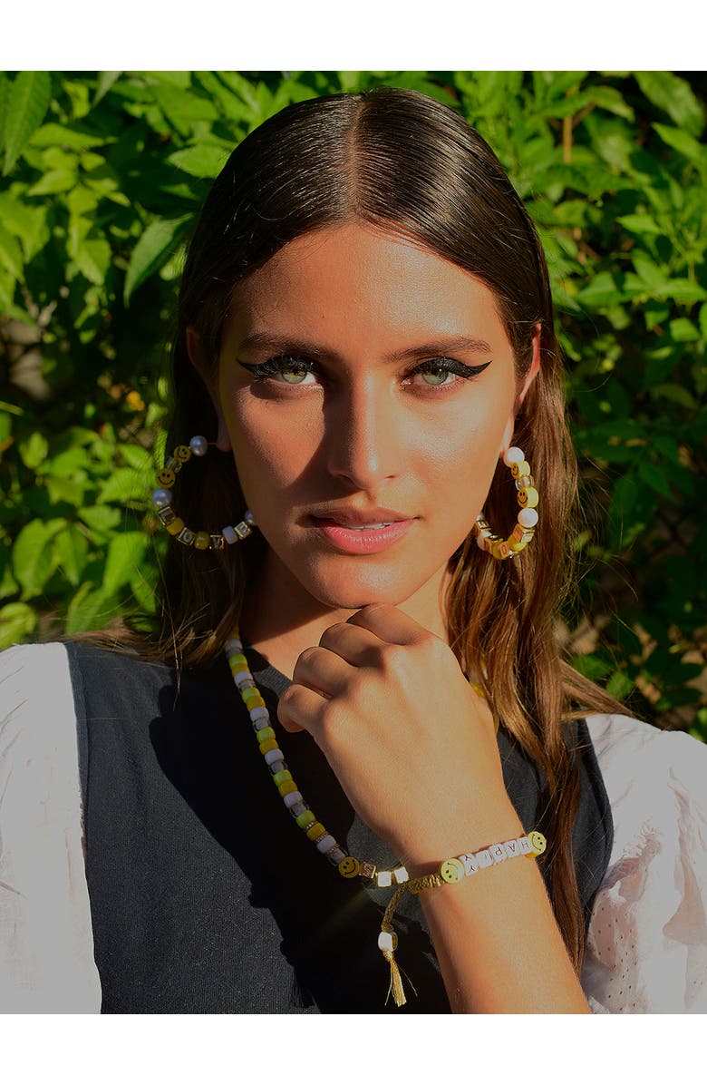 Venessa Arizaga Happy Smile Bracelet, Alternate, color, Gold