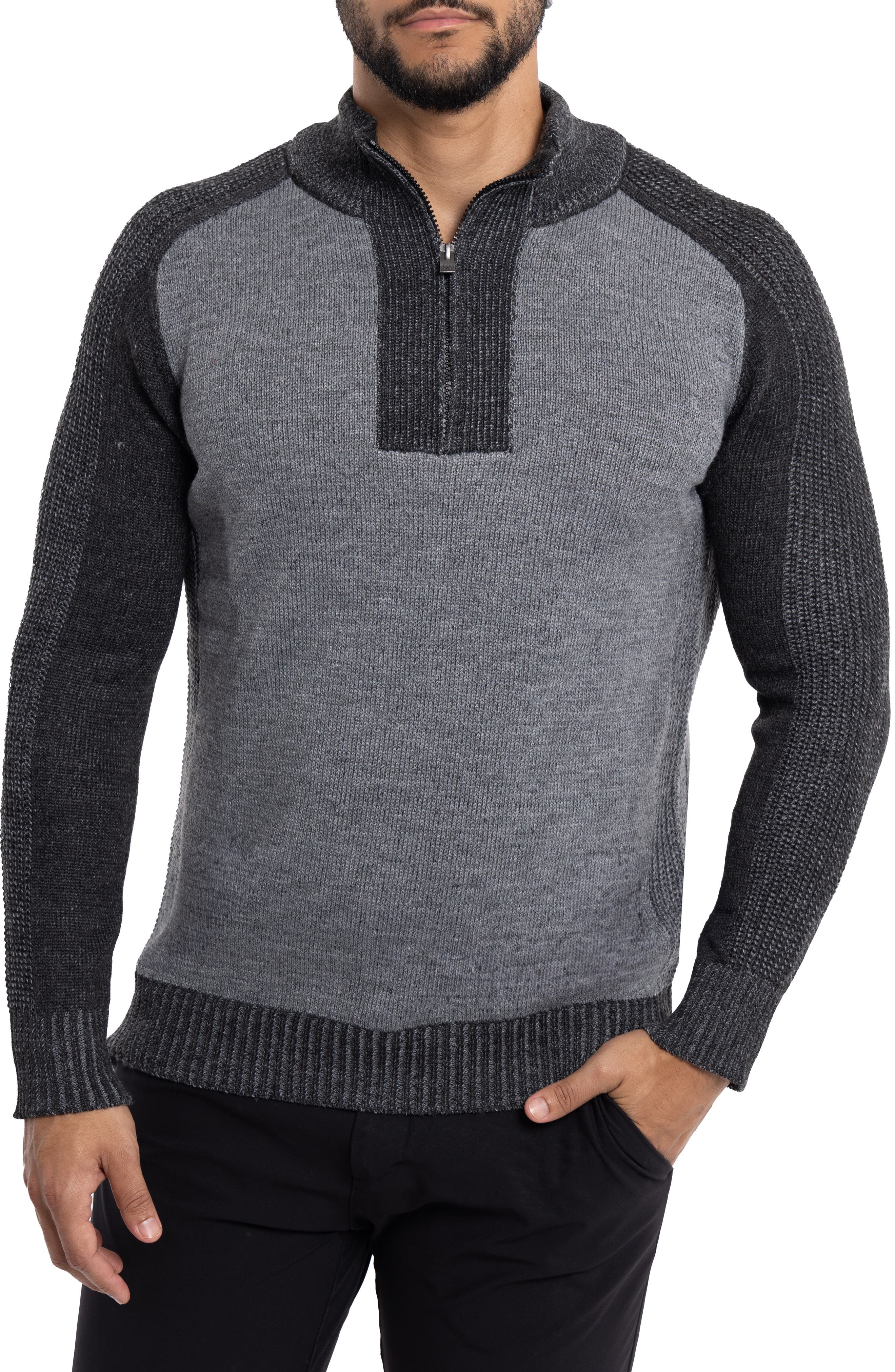 CHARCOAL/GREY COLORBLOCK