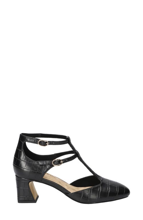 Bella Vita Harpswell Ankle Strap Pump In Black
