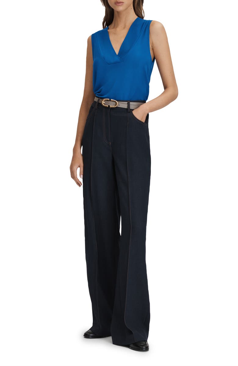 Reiss Taylor Surplice Neck Shell, Alternate, color, 