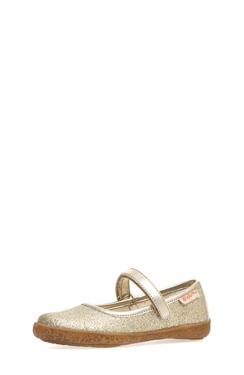 Naturino Kids' Pavia Mary Jane Flat in Platinum 