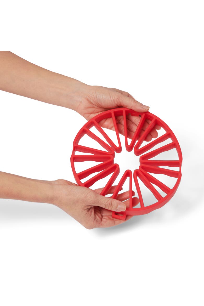 Silicone Dual Trivet, Alternate, color, Red