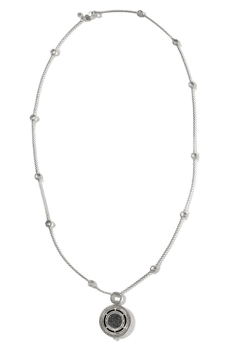 John Hardy Moon Door Pendant Necklace, Main, color, 