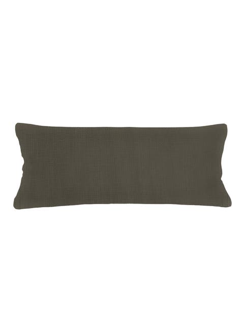So Soft Linen Body Pillow with Down Alternative Insert