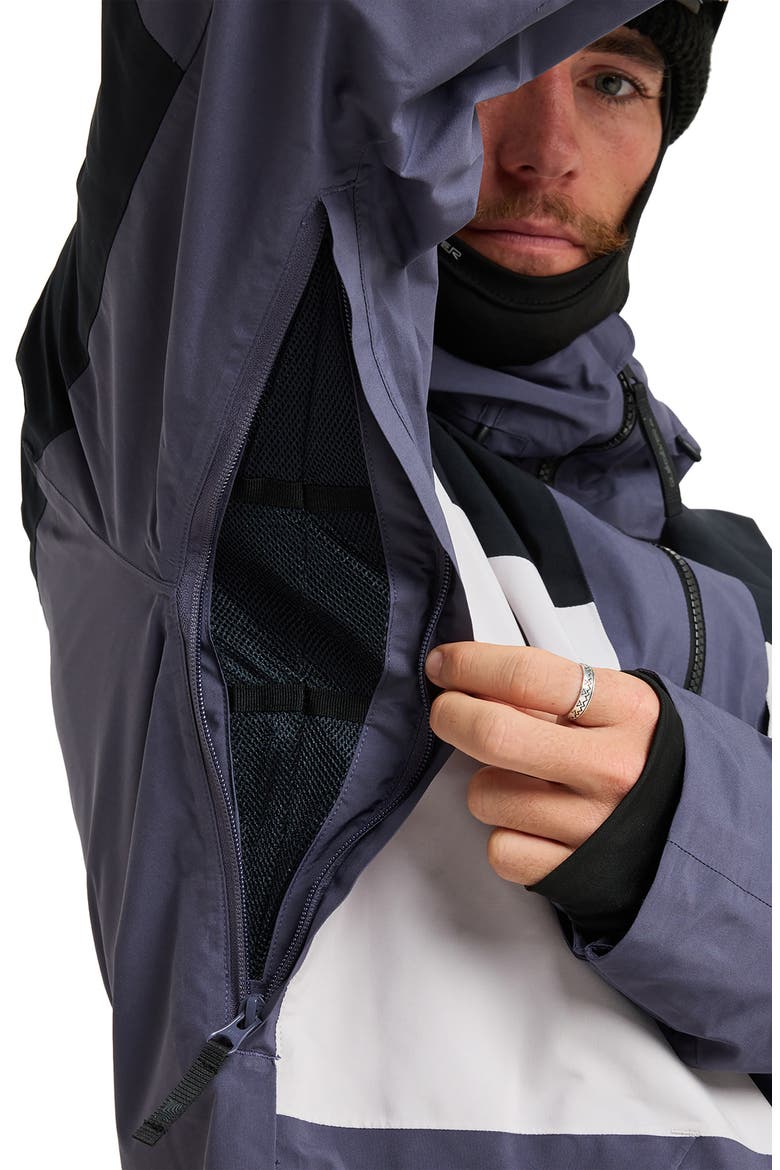 Forever Stretch Gore-Tex® Waterproof Ski Jacket, Alternate, color, GRAYSTONE