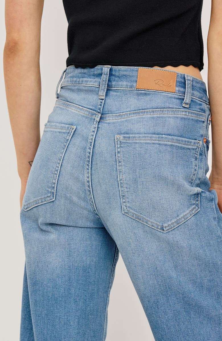 Rails Getty High Waist Crop Wide Leg Jeans, Alternate, color, Independence
