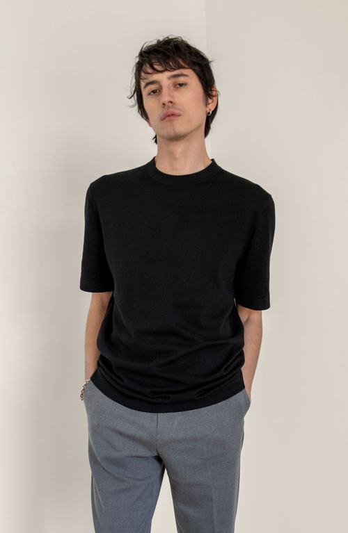Italic Thomas Featherlight Cashmere Tee 2-pack In Multi