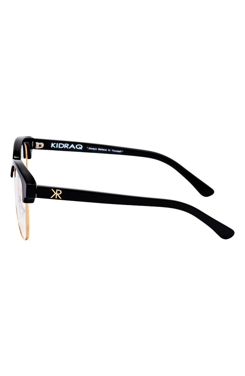 KidRaq Kids' Scholar 48mm Optical Frames, Alternate, color, Black Ice