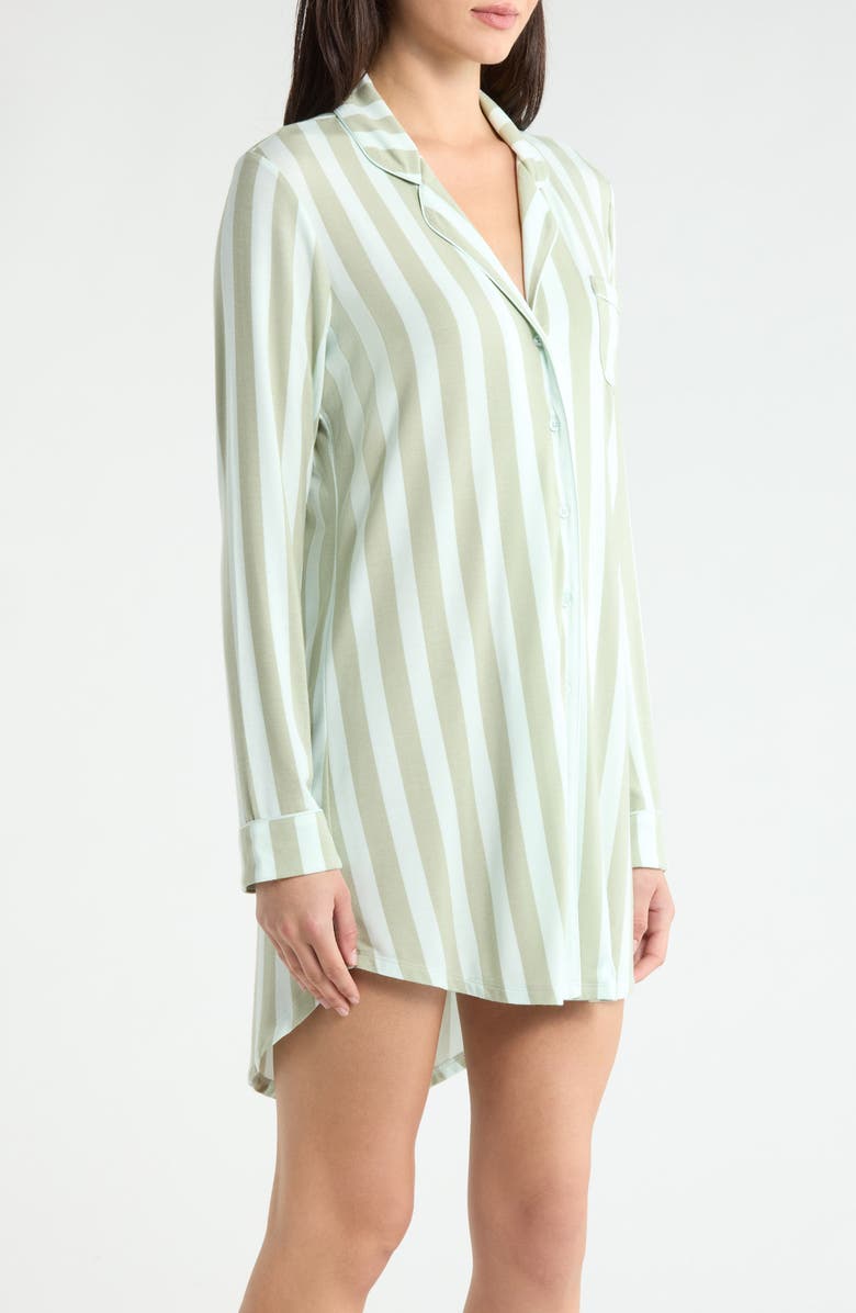 Nordstrom Moonlight Eco Nightshirt, Alternate, color, Green Desert Porto Stp