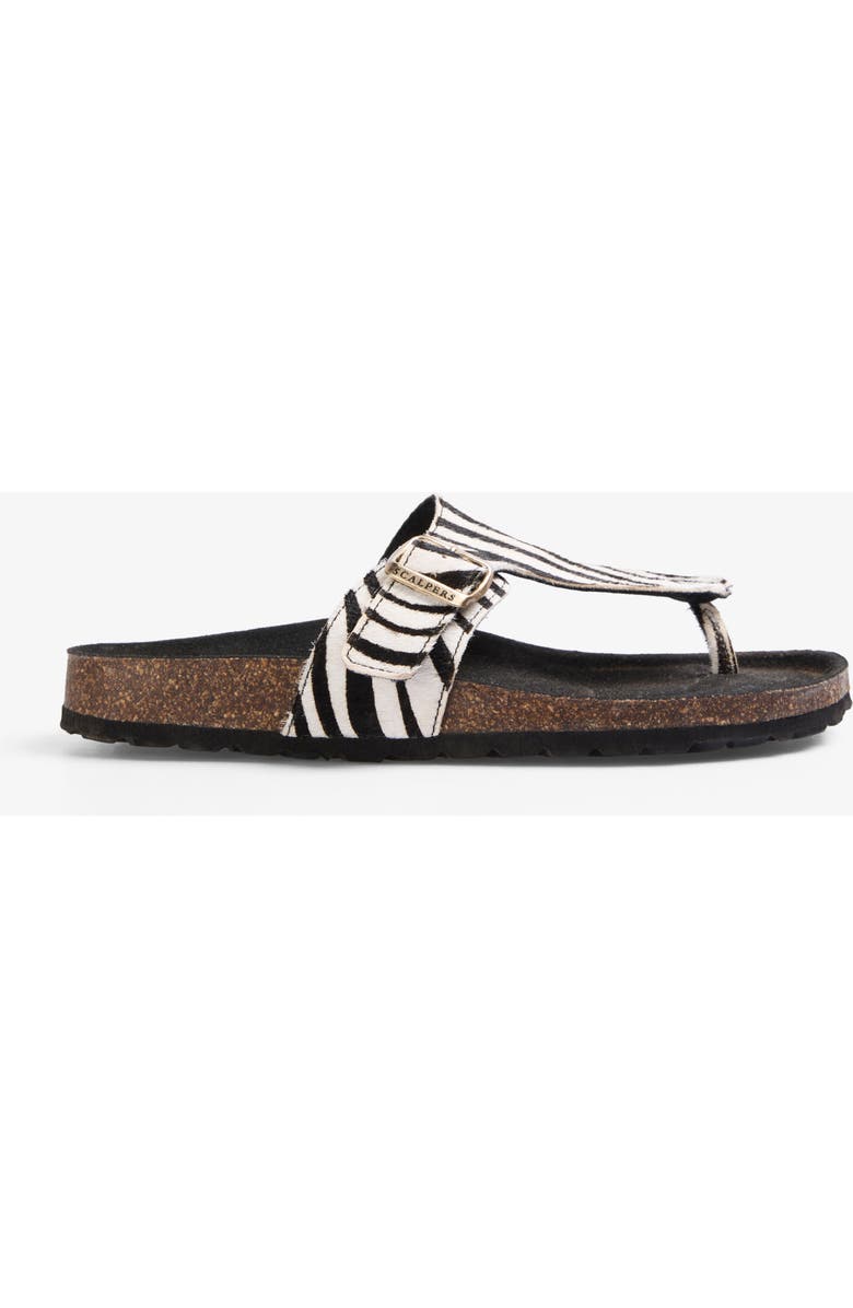 Scalpers Bio Zebra Sandal, Main, color,