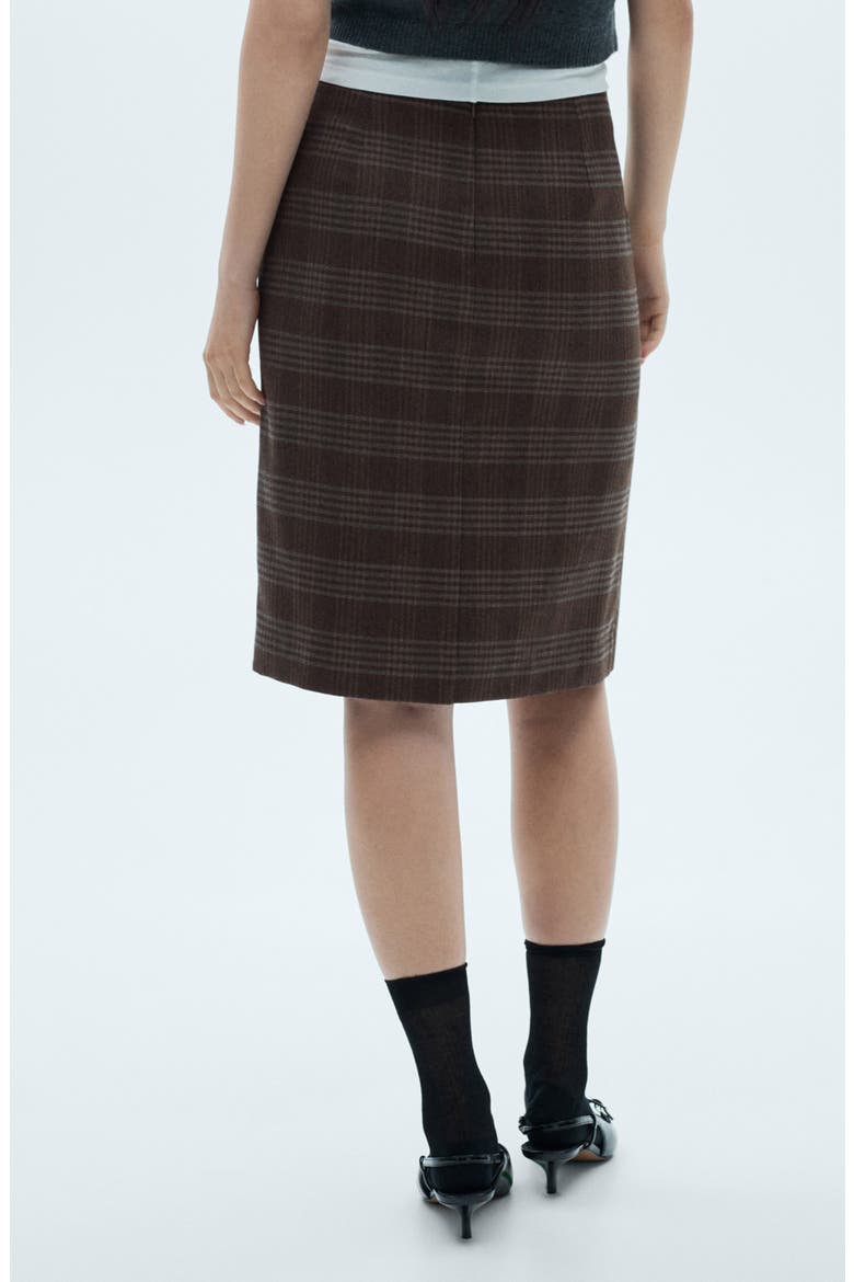 Check Skirt, Alternate, color, GREY