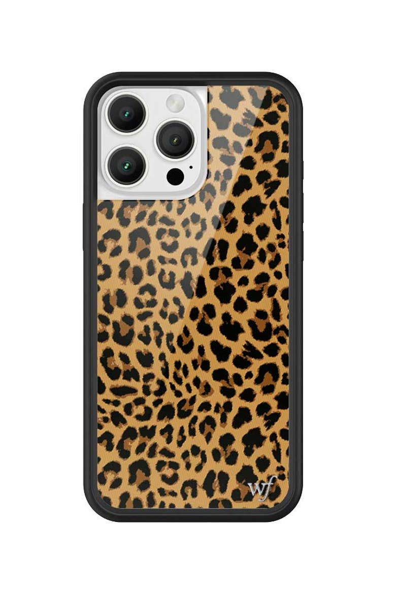 Meow | Brown iPhone Case, Alternate, color, Brown