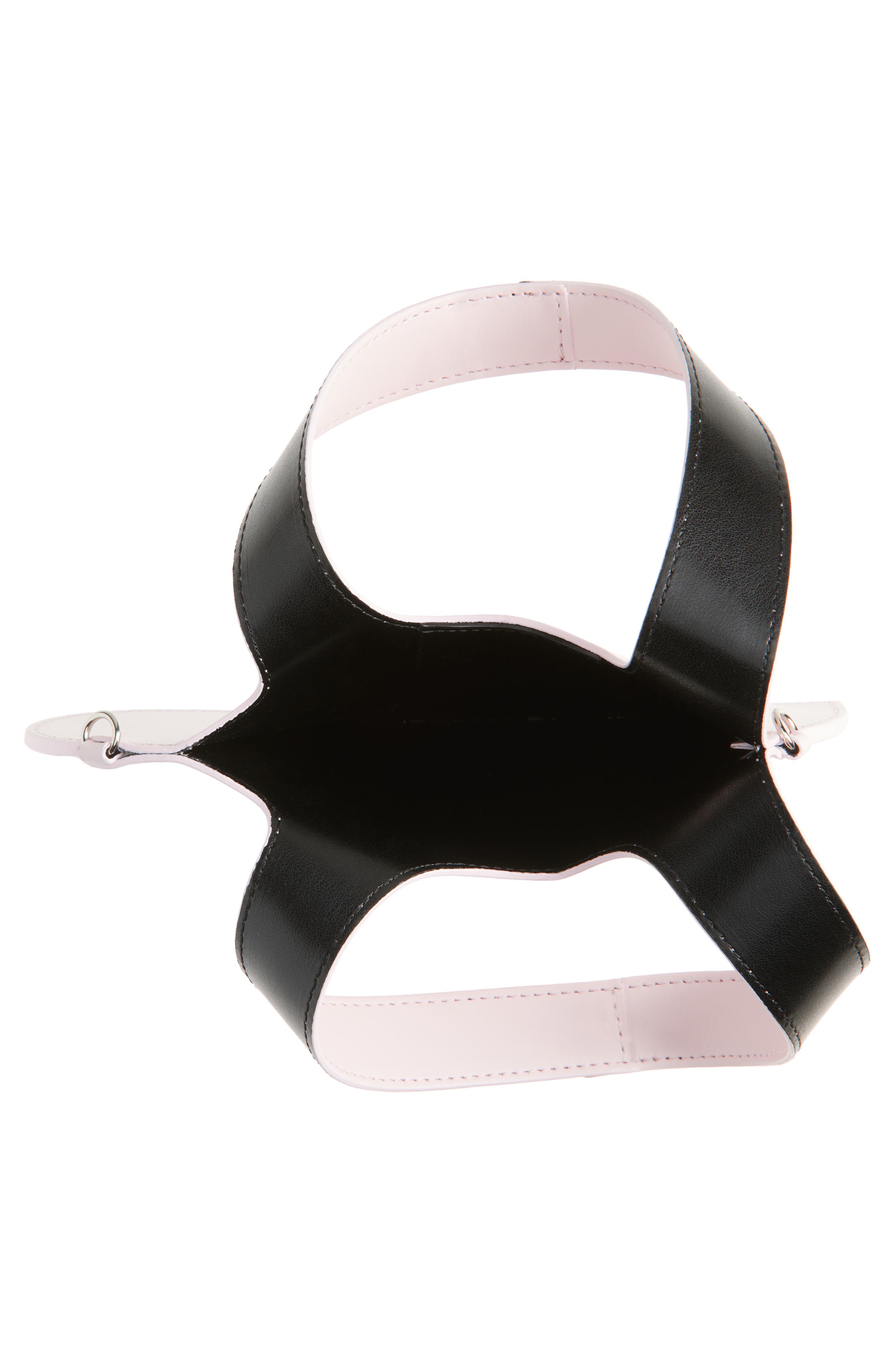 Coperni Mini Heart Leather Belt Bag, Alternate, color, Pink