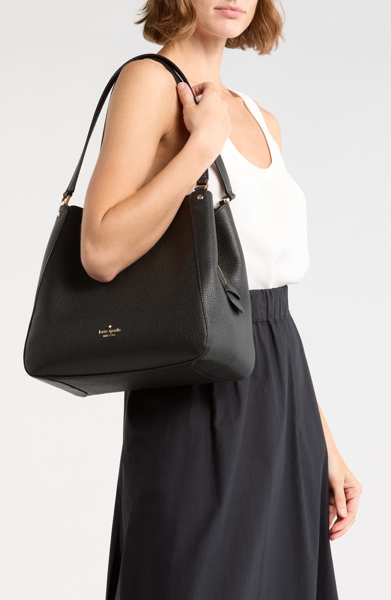 Kate Spade New York leila medium shoulder bag, Alternate, color, Black