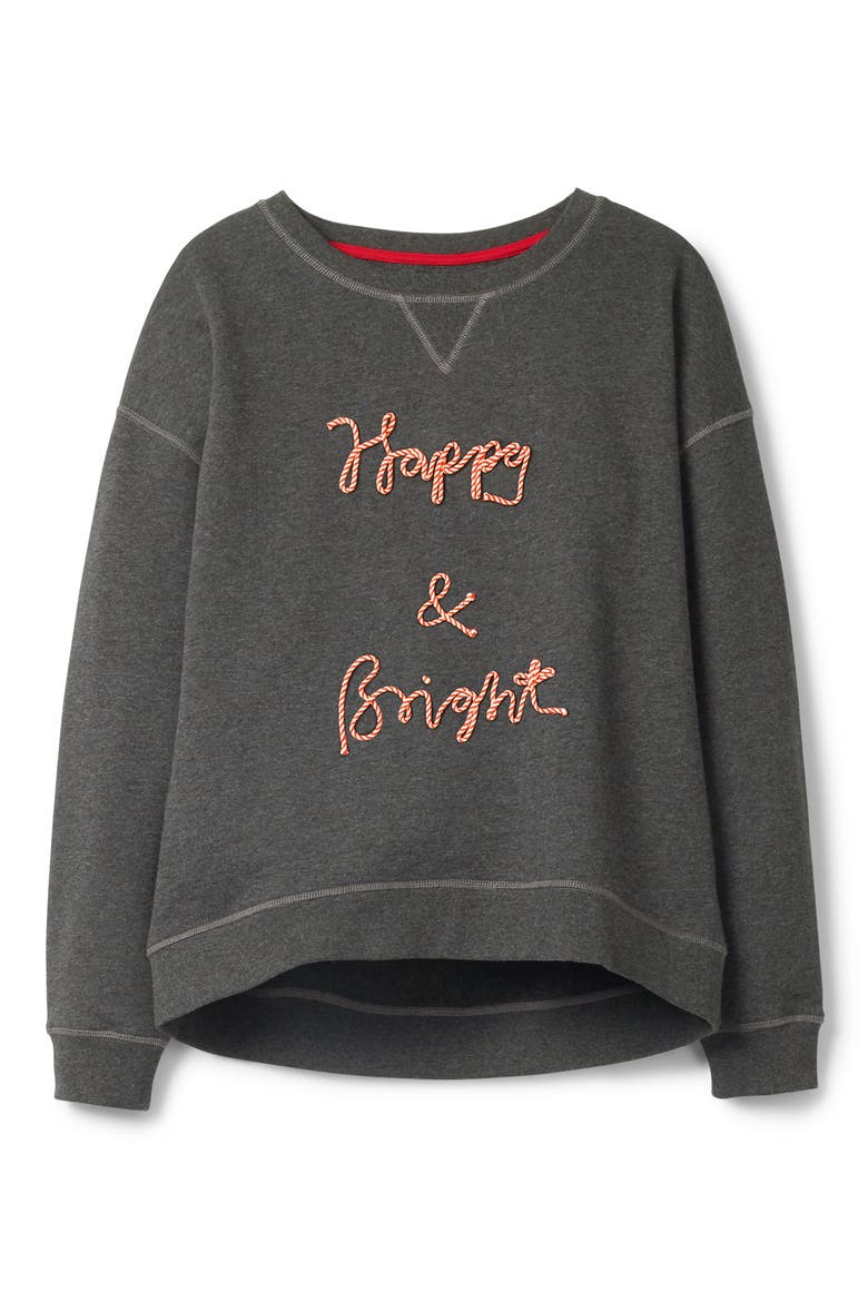 Arabella Drop Shoulder Sweatshirt, Alternate, color, HAPPY AND BRIGHT CORDING